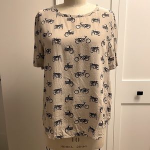 Equipment silk blouse